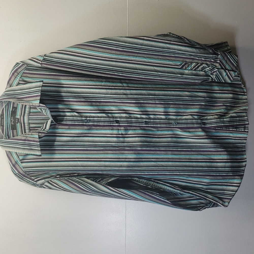 Men's Sean John Long Sleeve Casual Shirt Size XXXL